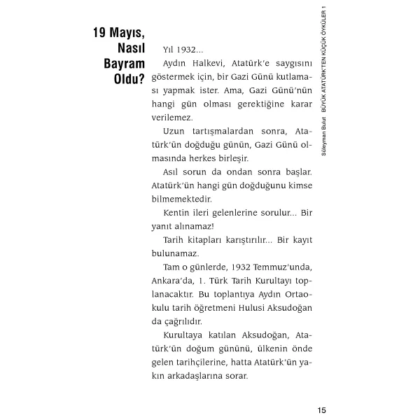 Büyük Atatürk'ten Küçük Öyküler 1 - Süleyman Bulut - Görsel 8