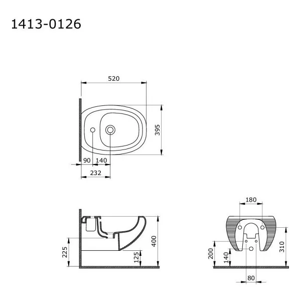Bocchı Bocchi Strata Asma Bide Beyaz - 1413-001-0120 - Görsel 4