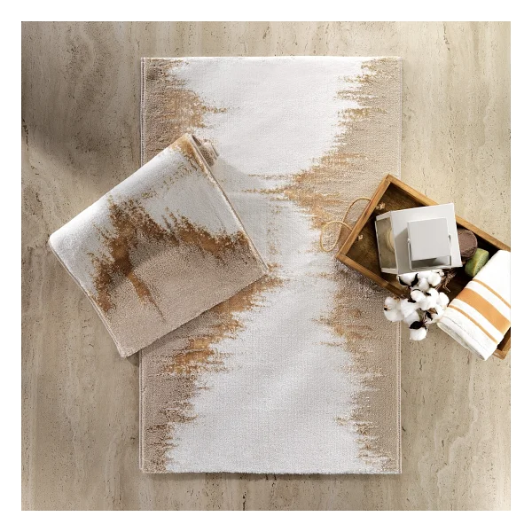 Schafer Home Natural 2 Li Pamuk Floş Banyo Paspası-Gold - Görsel 2