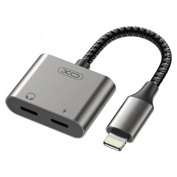 Xo Çift Lightning Çıkışlı iPhone ve iPad Uyumlu 2 in 1 Kulaklık ve Şarj Dönüştürücü Adaptör - Görsel 3