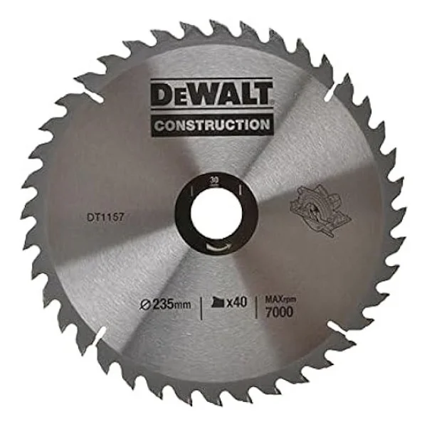Dewalt DT1157 40 Diş 235x30 mm Daire Testere Bıçağı - Görsel 3