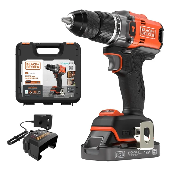 Black+Decker BLD682D1XK Tek Akülü 2 Ah Matkap - Görsel 3