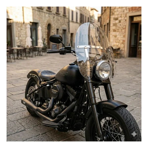 MOTOANL Motosiklet Chopper Ön Siperlik Camı Avrupa Model 4mm Kalınlıkta Chopper Modele Uyumlu Motor Ön Camı - Görsel 5