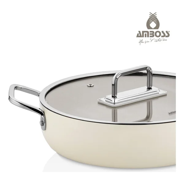 Amboss Sera Nova 30 cm Basık Seramik Tencere - Görsel 5