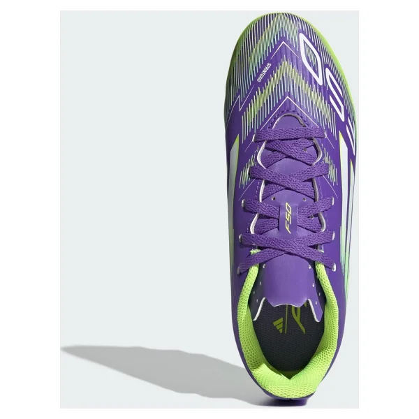 Adidas F50 Club FG/MG JI0030 Mor-Beyaz Çocuk Krampon - Görsel 3