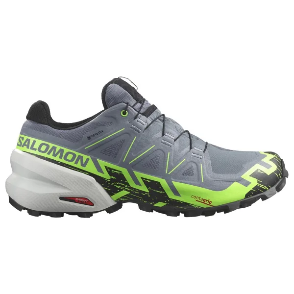 Salomon Speedcross 6 Gore-Tex L47301900 Gri-Yeşil Erkek Koşu Ayakkabısı - Görsel 2