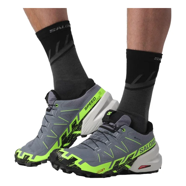 Salomon Speedcross 6 Gore-Tex L47301900 Gri-Yeşil Erkek Koşu Ayakkabısı - Görsel 5