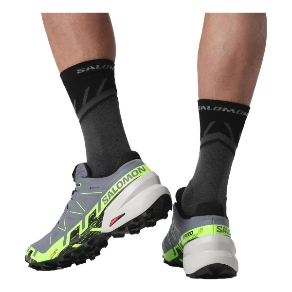 Salomon Speedcross 6 Gore-Tex L47301900 Gri-Yeşil Erkek Koşu Ayakkabısı - Görsel 6