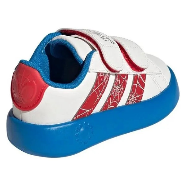 Adidas Marvel Spider-Man Grand Court CF I JQ8072 Bebek Spor Ayakkabı - Görsel 7