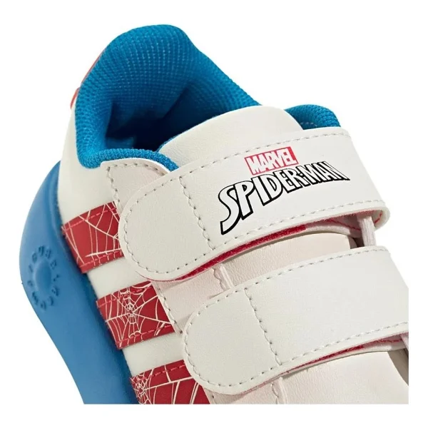 Adidas Marvel Spider-Man Grand Court CF I JQ8072 Bebek Spor Ayakkabı - Görsel 8