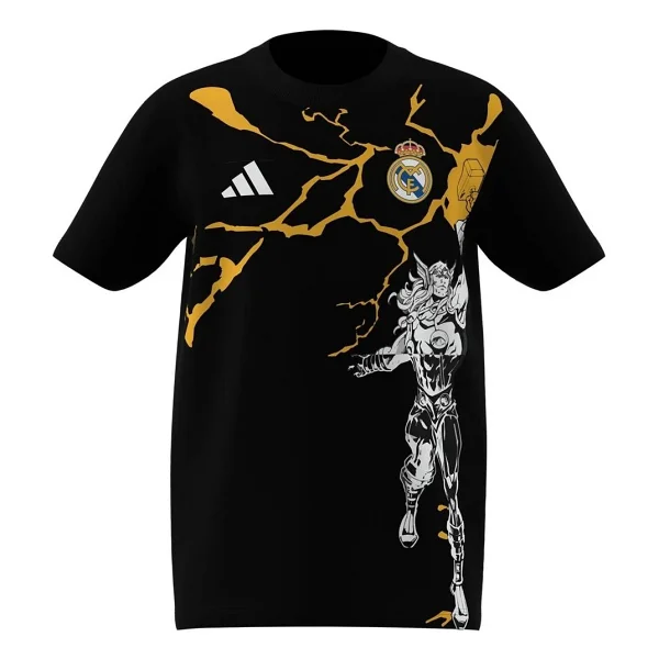 Adidas Real Madrid Avengers JY5856 Kısa Kollu Bisiklet Yaka Çocuk Tişört - Görsel 2