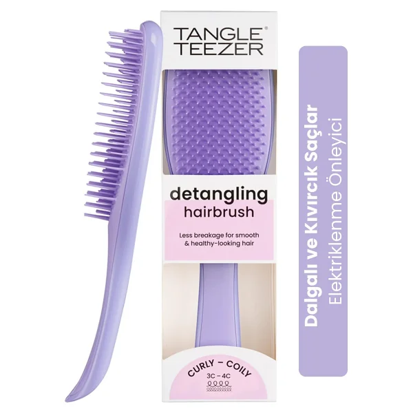 Tangle Teezer The Ultimate Detangler Wet Naturally Curly Eletriklenme Önleyici Saç Fırçası-Tarak (Dalgalı Saçlar) - Görsel 10