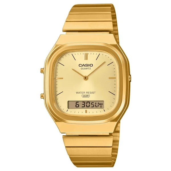 Casio Standart AQ-240EG-9ADF Altın Kol Saati - Görsel 5