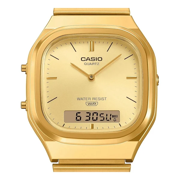 Casio Standart AQ-240EG-9ADF Altın Kol Saati - Görsel 6