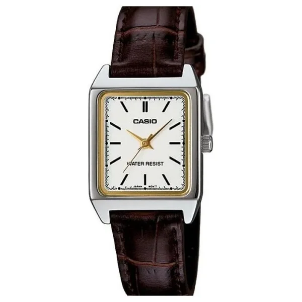 Casio Standart LTP-V007L-7E2UDF Deri Kordon Kahverengi Kadın Kol Saati - Görsel 5