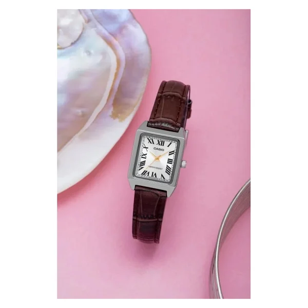 Casio Standart LTP-V007L-7E2UDF Deri Kordon Kahverengi Kadın Kol Saati - Görsel 7
