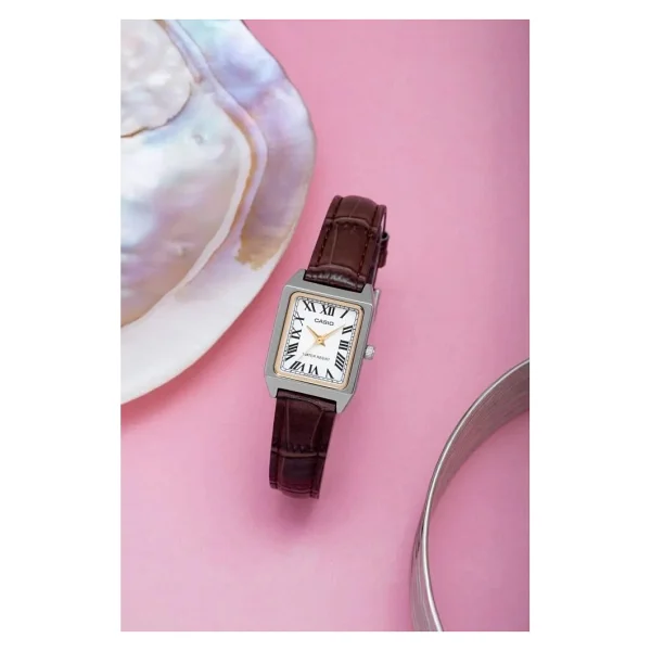 Casio Standart LTP-V007L-7E2UDF Deri Kordon Kahverengi Kadın Kol Saati - Görsel 10