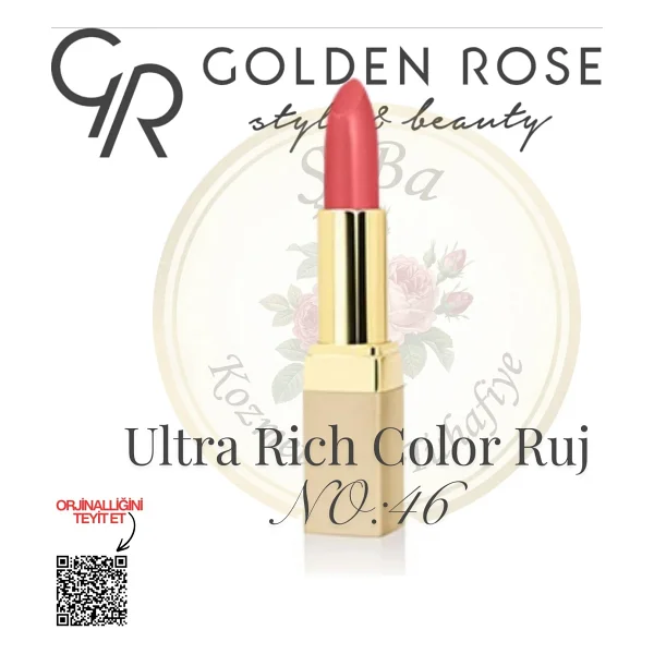 Golden Rose Ultra Rich Color Lipstick 72 Ruj - Görsel 5