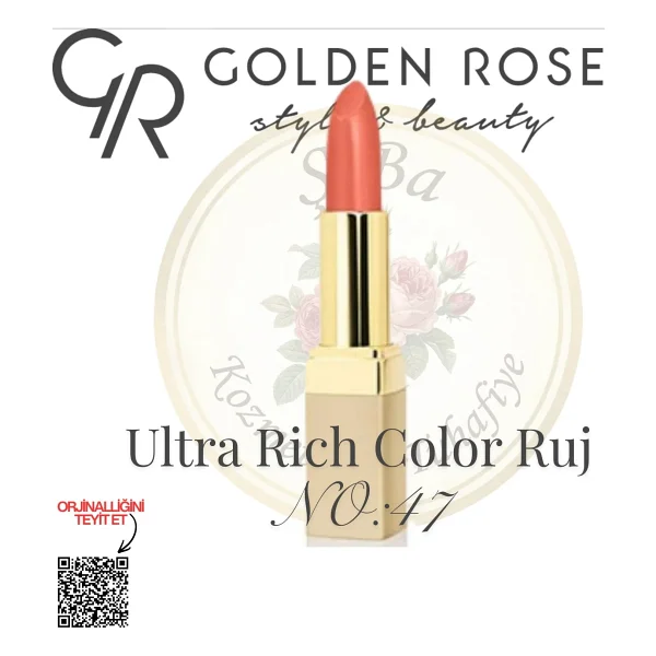 Golden Rose Ultra Rich Color Lipstick 72 Ruj - Görsel 6