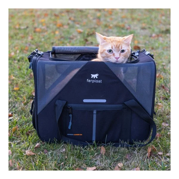 Ferplast Voyager 450 Siyah 55x33x37 cm Kumaş Taşıma Çantası - Görsel 6