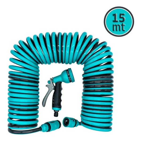 Daye DY5915S 15 m Spiral Bahçe Hortum Seti - Görsel 9