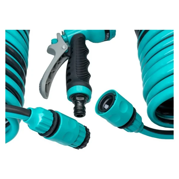 Daye DY5915S 15 m Spiral Bahçe Hortum Seti - Görsel 4