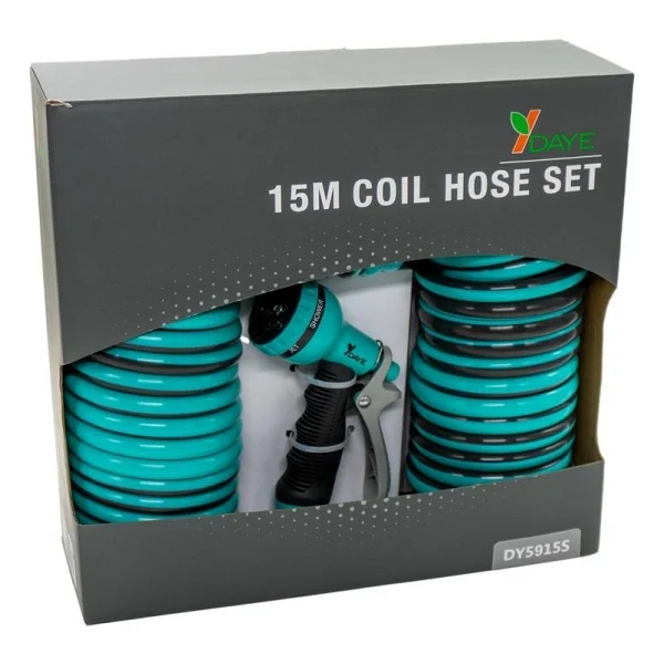 Daye DY5915S 15 m Spiral Bahçe Hortum Seti - Görsel 8
