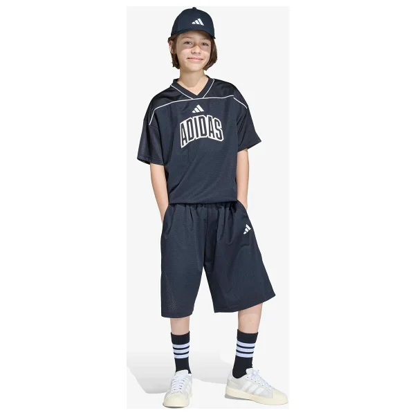 adidas Stadium File Basketball Çocuk Siyah T-Shirt - Görsel 2
