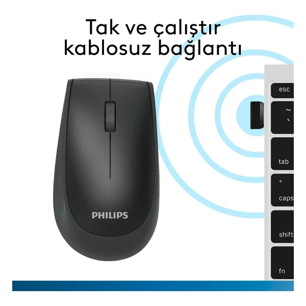 Philips SPK7317 Optik Kablosuz Mouse - Görsel 8
