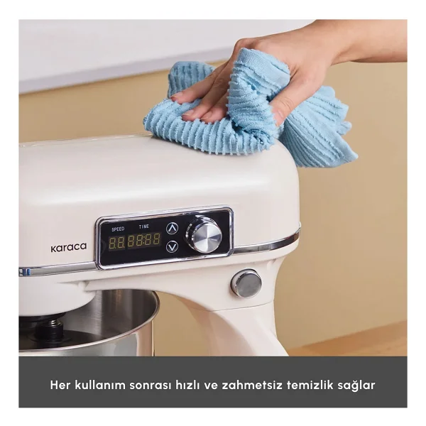 Karaca Maestro Artisan Krem 800 W 6 lt Stand Mikser - Görsel 8