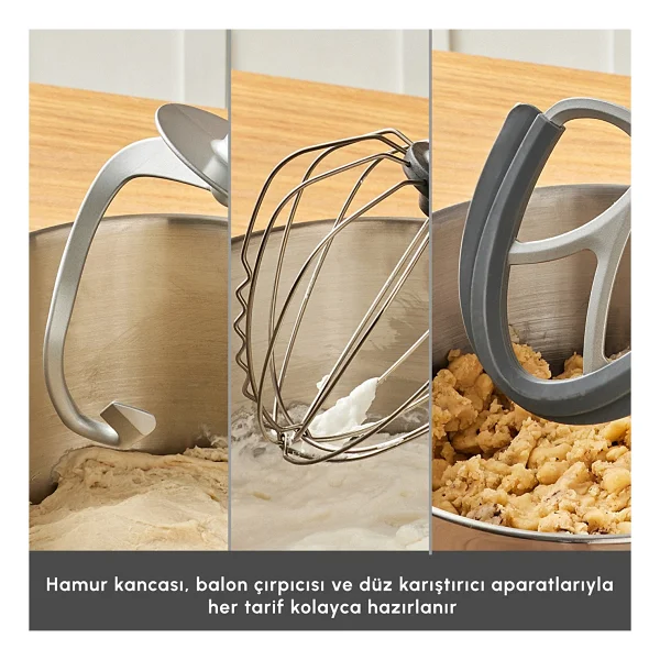 Karaca Maestro Artisan Kırmızı 800 W 6 lt Stand Mikser - Görsel 5