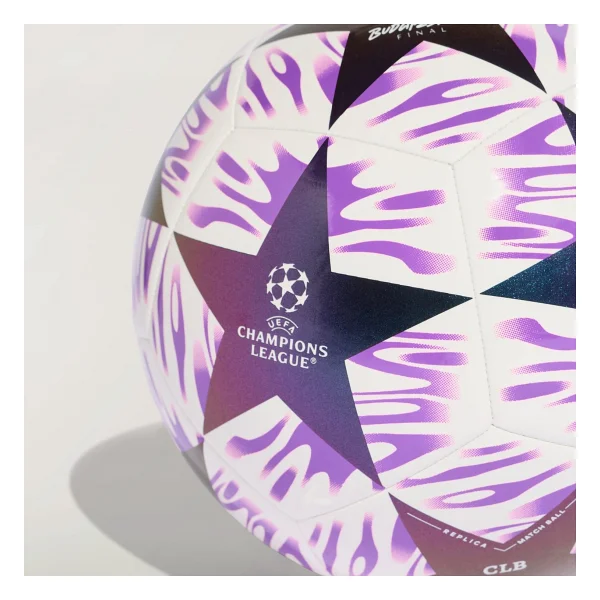 Adidas UEFA Champions League Final Club JX9093 Beyaz-Mor 5 Numara Futbol Topu - Görsel 9