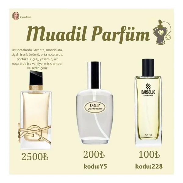 D&P Perfumum Edp 50 ml Kadın Parfüm C23 - Görsel 4
