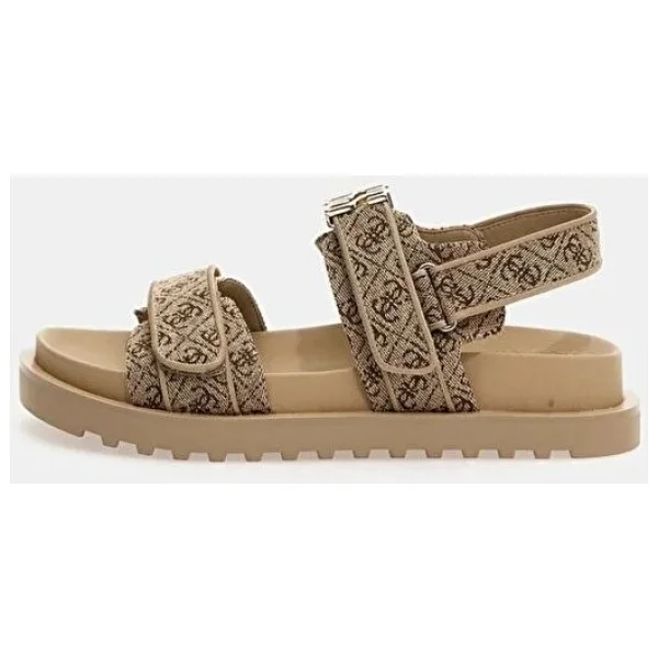 Guess Fabelıs2 Kadın Bej/kahverengi Sandalet Fl6fb2fal03-beıbr - Görsel 6