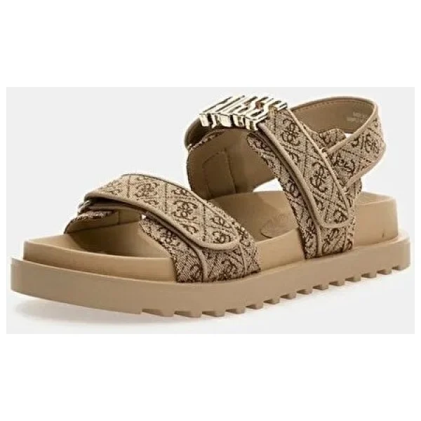 Guess Fabelıs2 Kadın Bej/kahverengi Sandalet Fl6fb2fal03-beıbr - Görsel 5