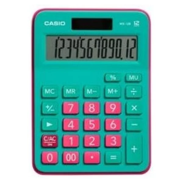 Casio MX-12B-GNRD Yeşil-Pembe 12 Haneli Masaüstü Hesap Makinesi - Görsel 8
