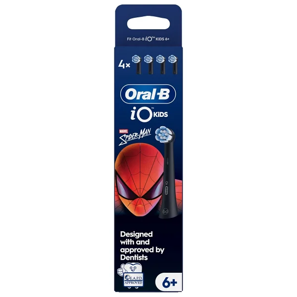 Oral-B iO Marvel Spiderman 4'lü Çocuk Diş Fırçası Başlığı - Görsel 4