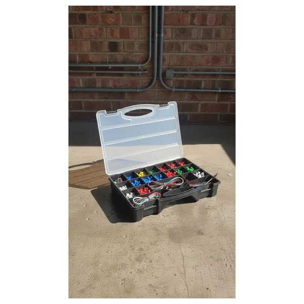 Sağlam Plastik 18 Inç Geniş Hacimli Profesyonel Organizer - Siyah - Görsel 3