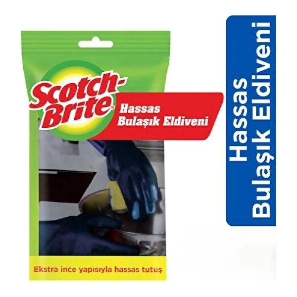 Scotch Brite Eldiven Hassas Orta 7 2 Adet - Görsel 2