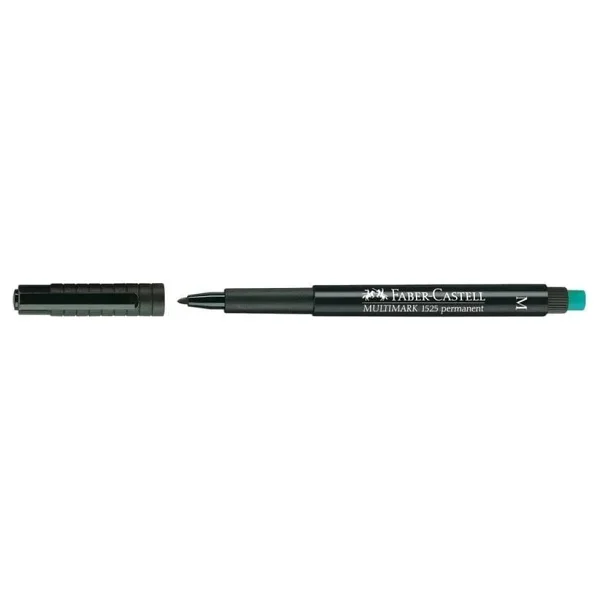 Faber-Castell Multimark 1525 M Siyah Asetat Kalemi - Görsel 8