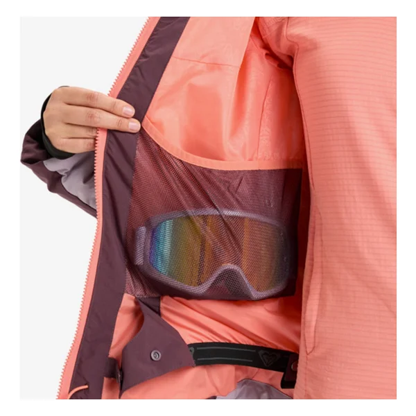 Roxy Snowdrift Kadın Mor Kayak Montu - Görsel 8