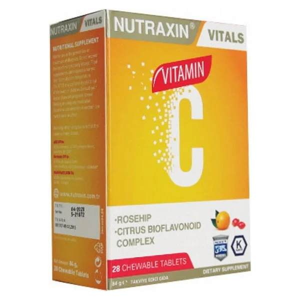 Nutraxin Vitamin C 28 Çiğnenebilir Tablet - Görsel 5