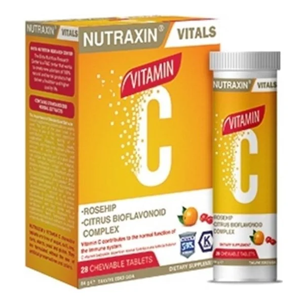 Nutraxin Vitamin C 28 Çiğnenebilir Tablet - Görsel 6