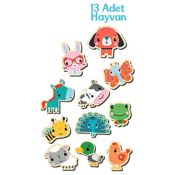 Fisher Price 11 Parça Manyetik Çiftlik - Görsel 3