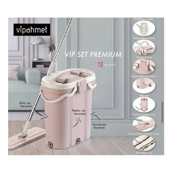 Vip Ahmet Vip Set Premium Mop Yedek Bezi 4'lü - Görsel 6