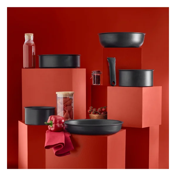 Tefal Ingenio Mix 6X İndüksiyon Tabanlı 16 cm Titanyum Tencere - Görsel 9