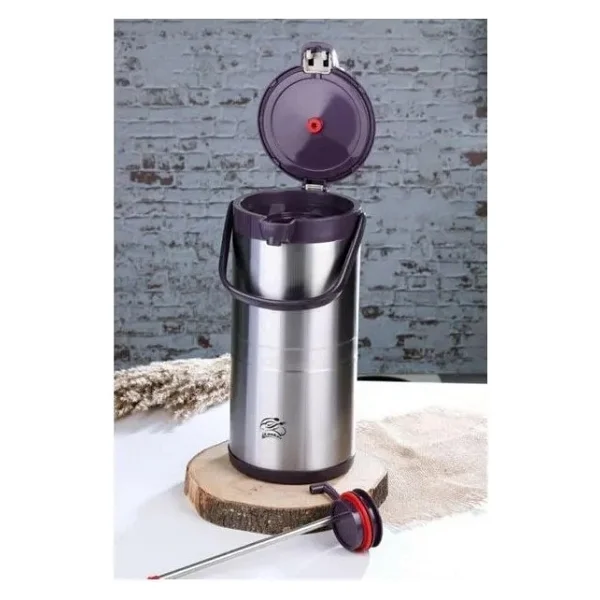 Cooker CKR-2009 4.5 lt Pompalı Çelik Termos - Görsel 2