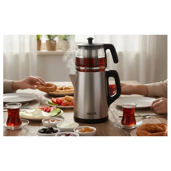 Altus Al 795 IC Inox Cam Demlikli 1650 W Çay Makinesi - Görsel 9