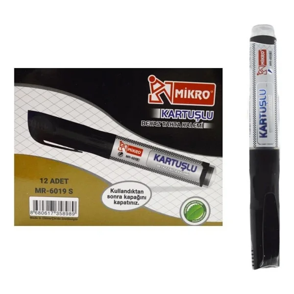 Mikro MR-6019 12'li Kartuşlu Tahta Kalemi - Görsel 2