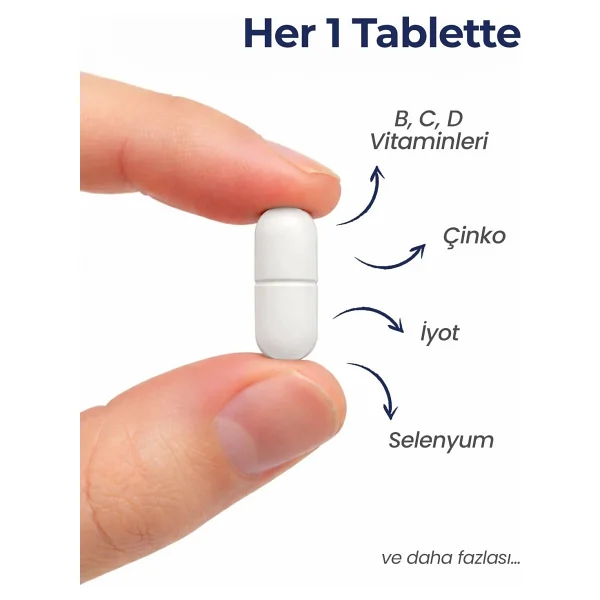 Multimed Multivitamin + Multimineral 120 Tablet - Görsel 3